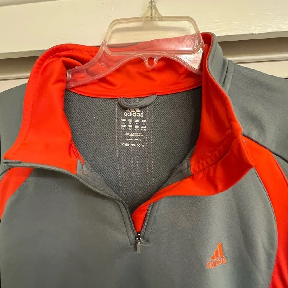 Mens Adidas Half Zip Sweatshirt Dry fit